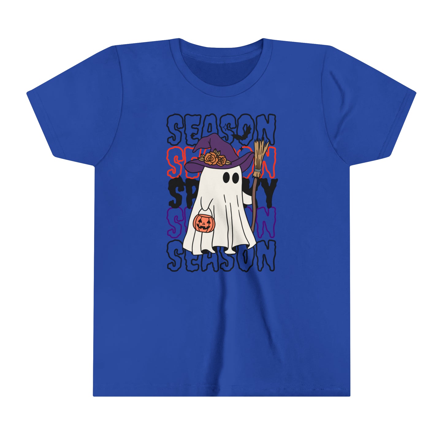 Camiseta de manga corta juvenil - Halloween - Little Ghost - 13