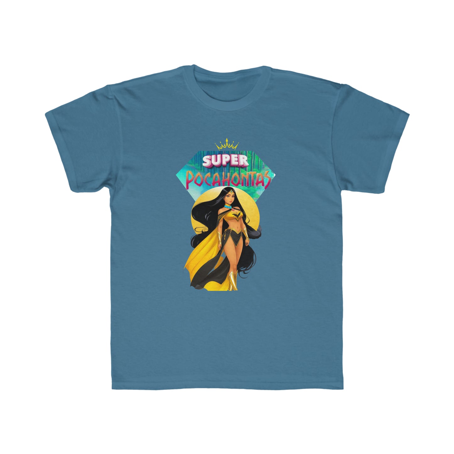 Kids Regular Fit Tee - Princesses Heroine Pocahontas