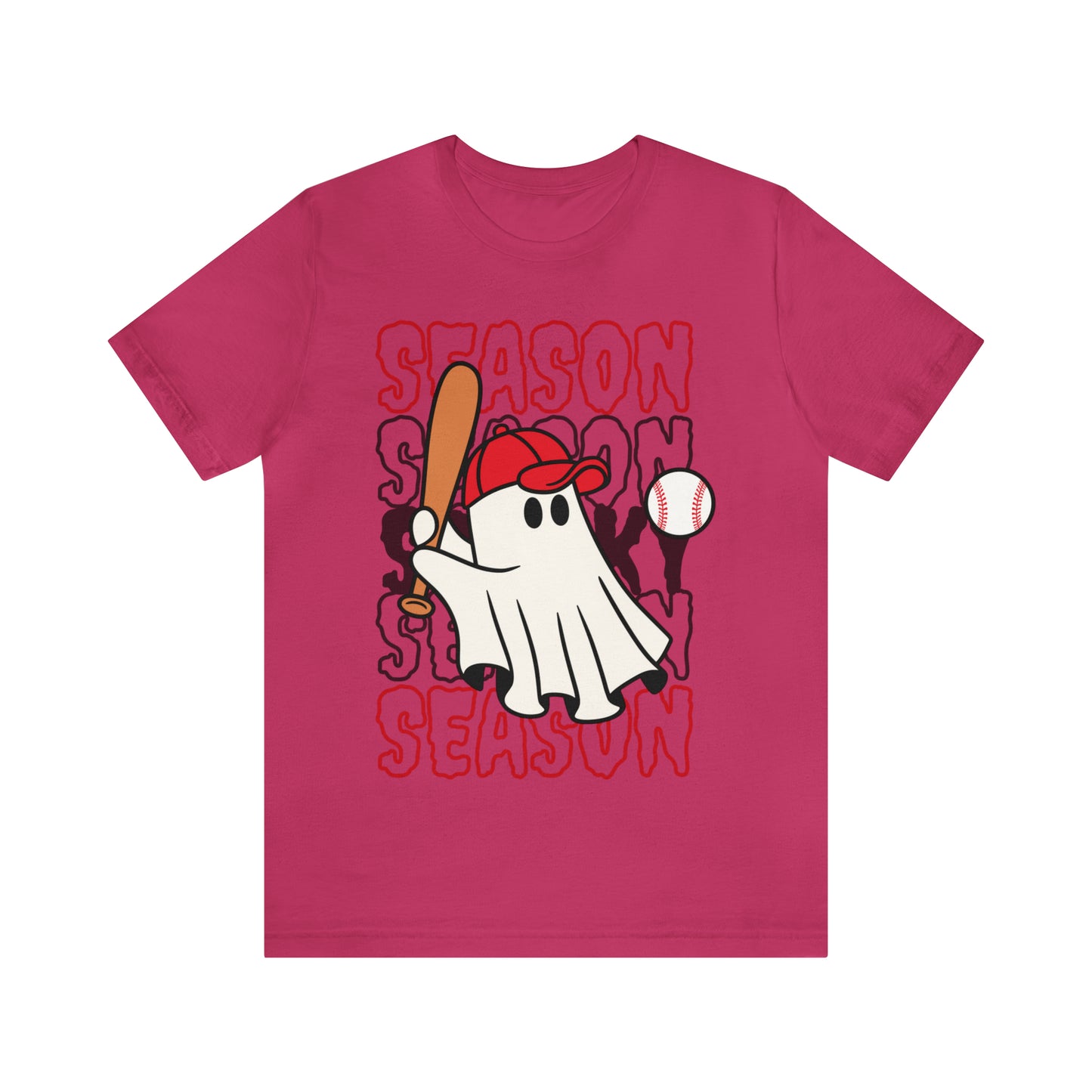 Camiseta de manga corta de jersey unisex - Halloween - Pequeño fantasma - 19