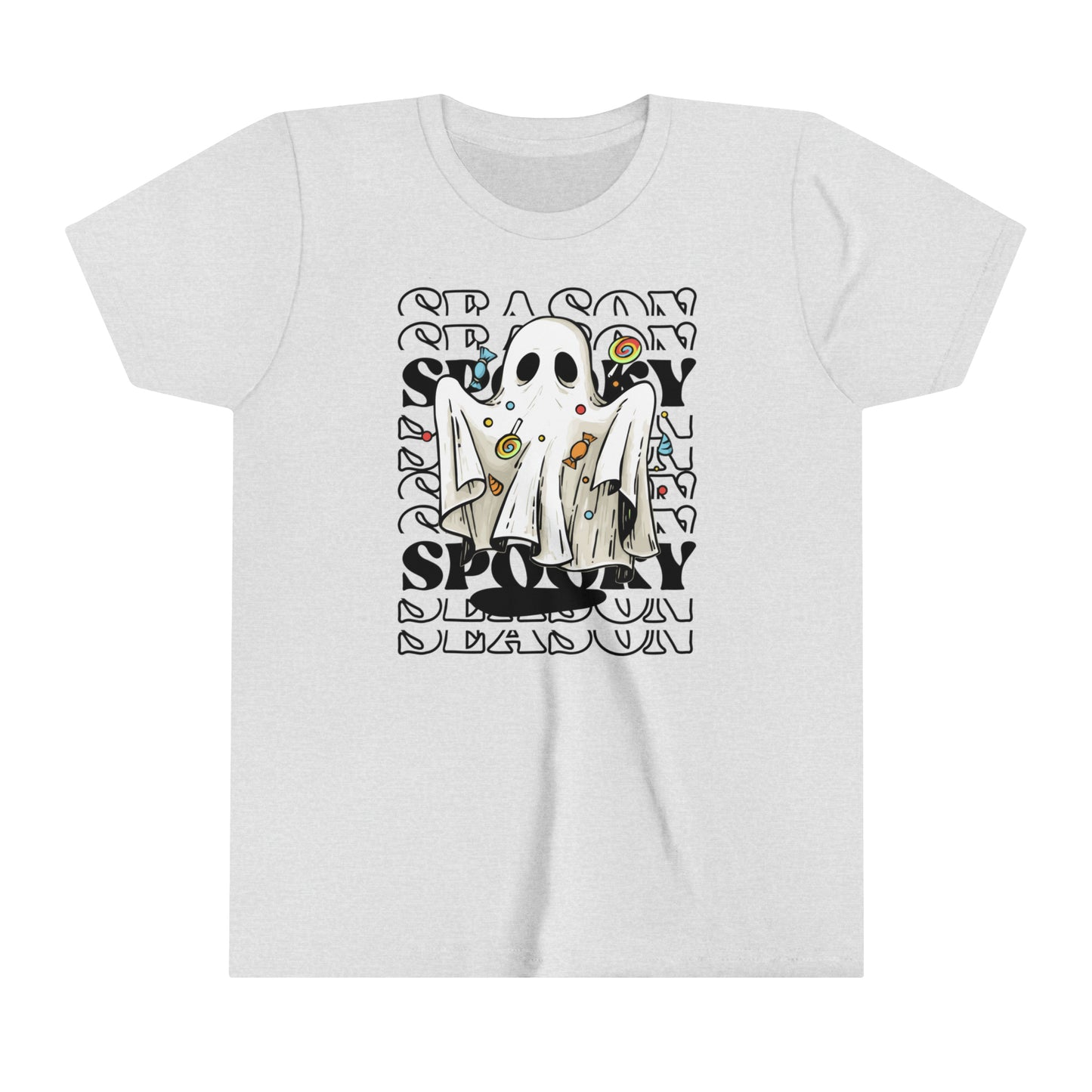 Youth Short Sleeve Tee - Halloween - Little Ghost - 05