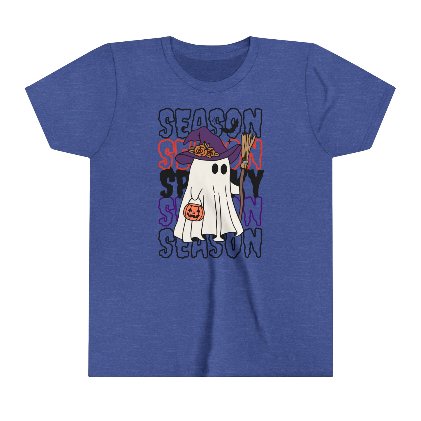 Youth Short Sleeve Tee - Halloween - Little Ghost - 13