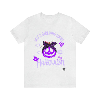 Camiseta de manga corta Unisex Jersey - Halloween - Sólo una niña - 02