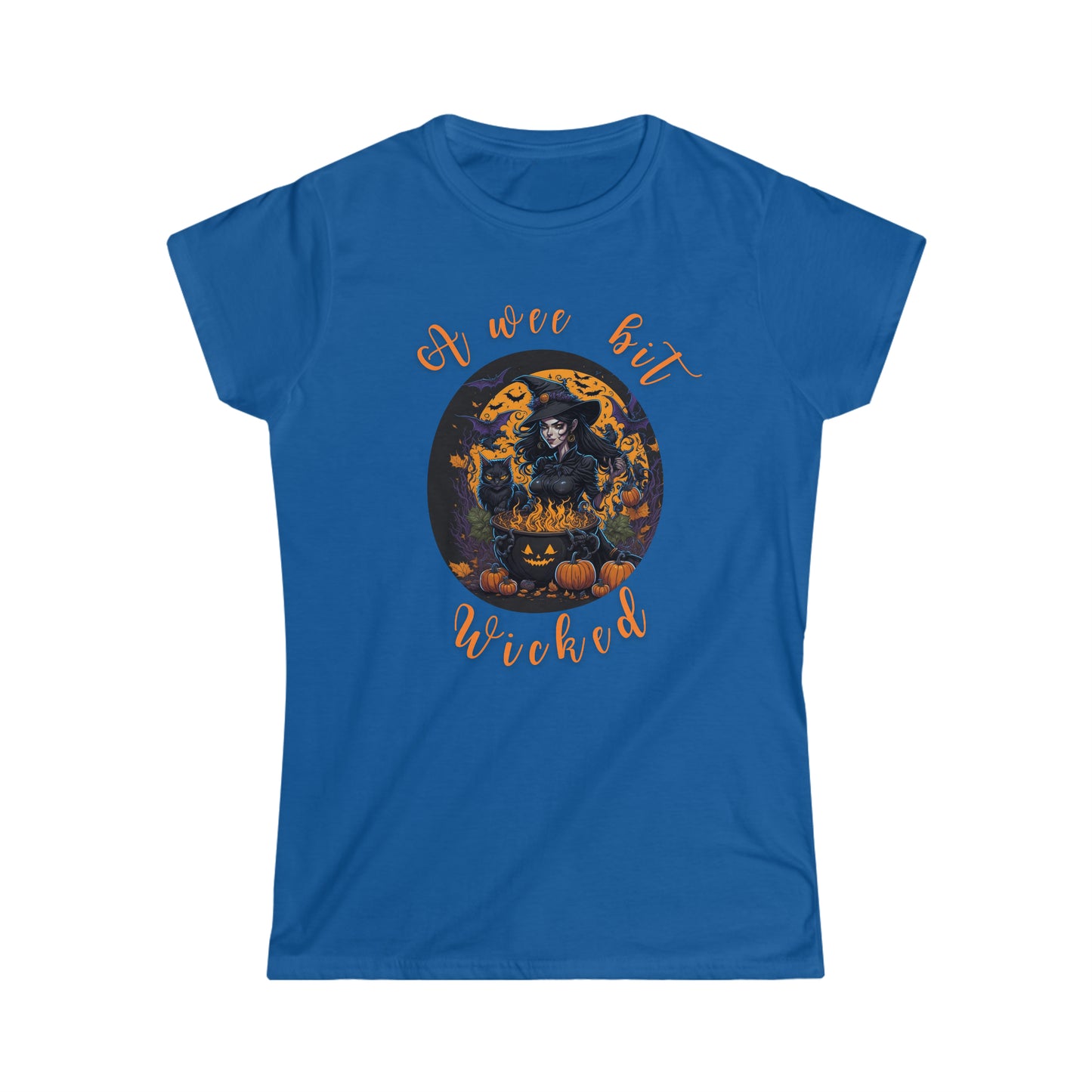 Women's Softstyle Tee - Halloween - A wee bit wicked - 01