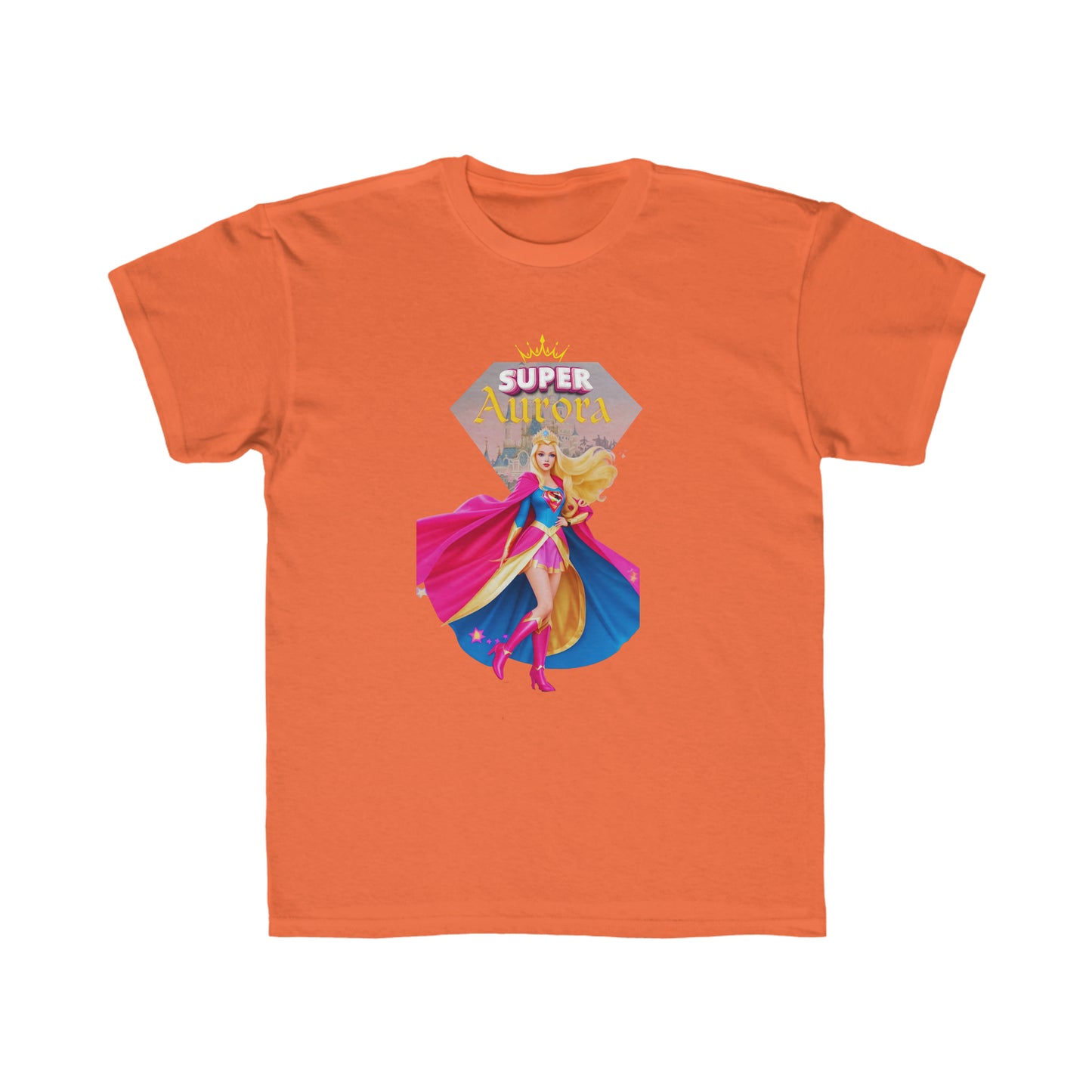 T-shirt coupe régulière pour enfants - Princesses Héroïne Aurore - 01