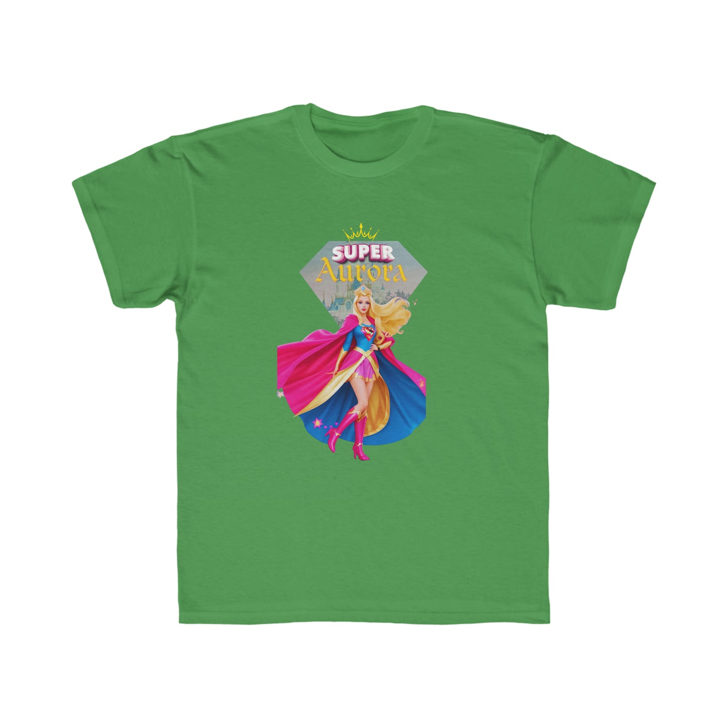 T-shirt coupe régulière pour enfants - Princesses Héroïne Aurore - 01