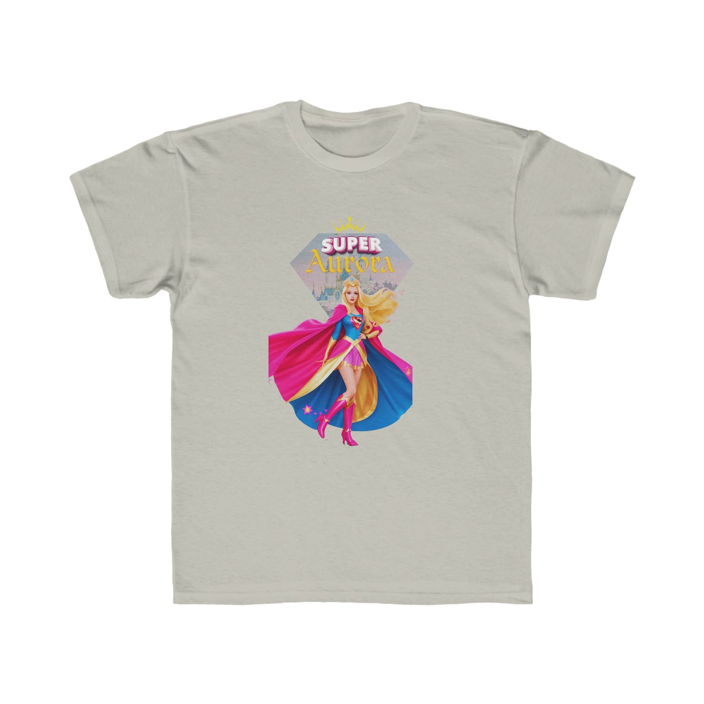 T-shirt coupe régulière pour enfants - Princesses Héroïne Aurore - 01