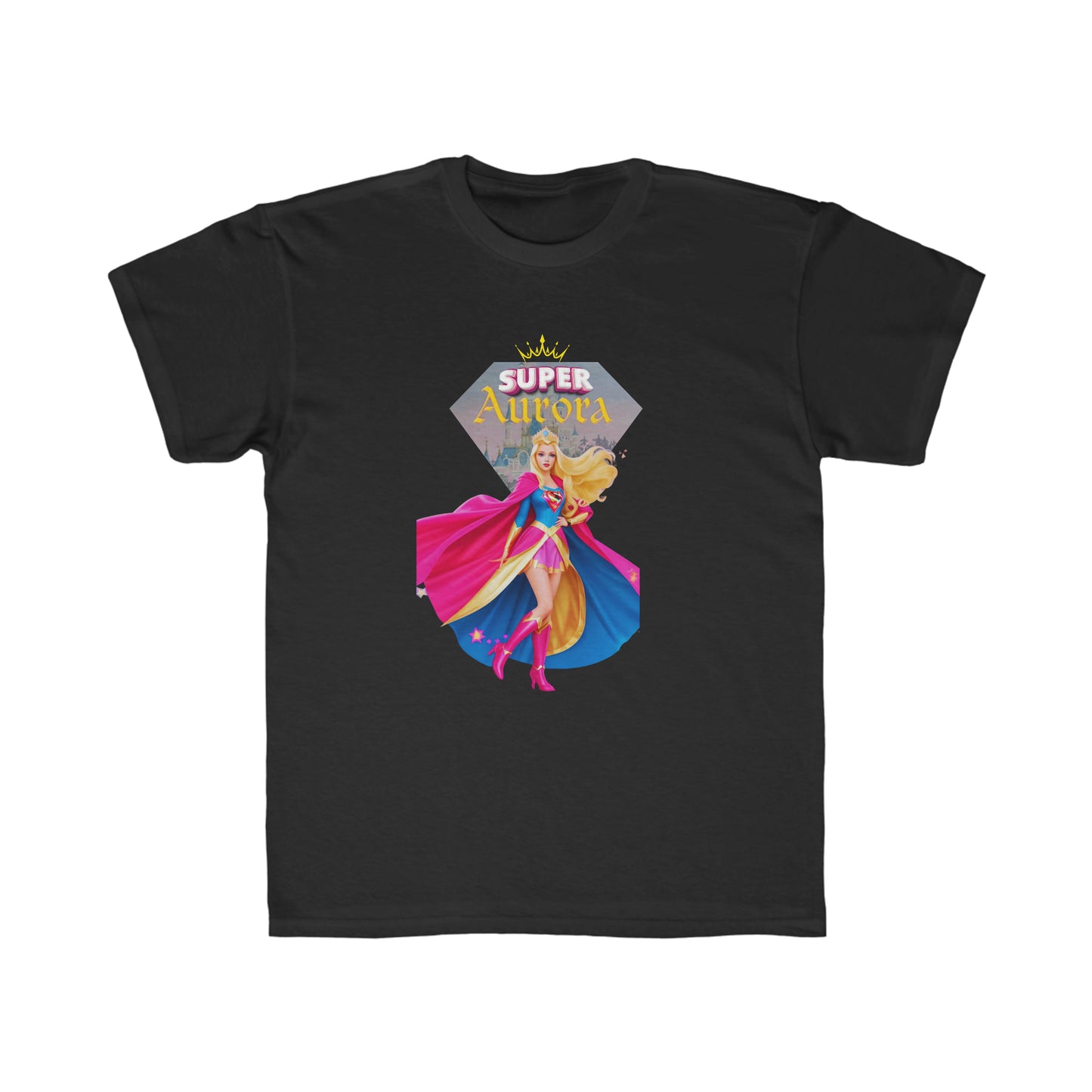 T-shirt coupe régulière pour enfants - Princesses Héroïne Aurore - 01