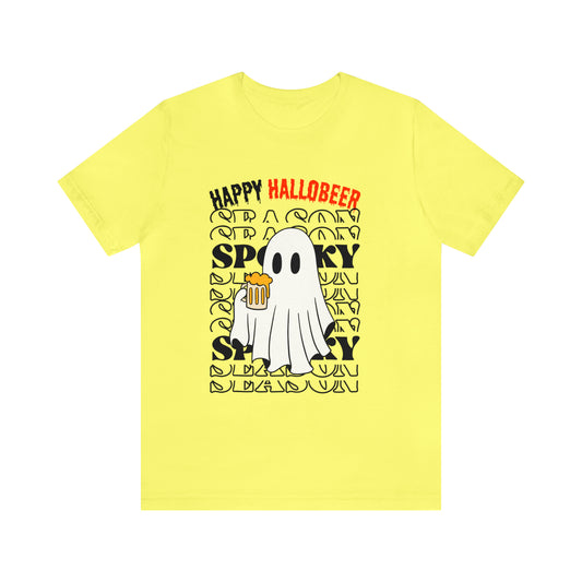 Camiseta de manga corta unisex Jersey - Halloween - Pequeño fantasma - 01