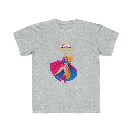 Camiseta de corte regular para niños - Princesas Heroína Aurora - 02