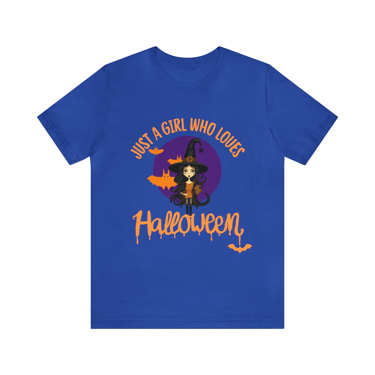 Unisex Jersey Short Sleeve Tee - Halloween - Just a Girl - 01