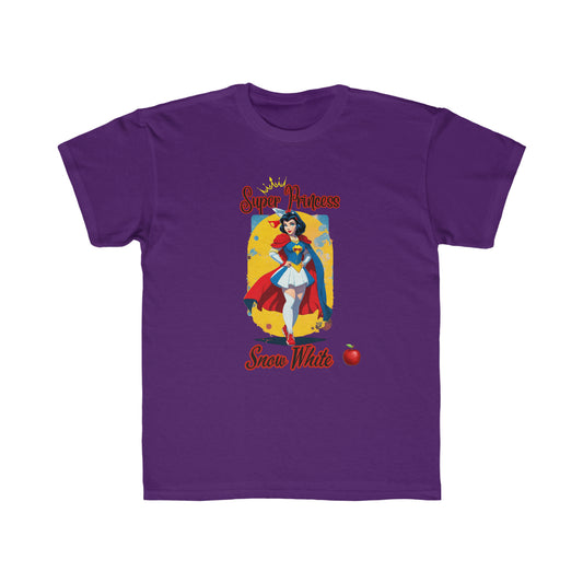 Camiseta de corte regular para niños - Princesas Heroína Blancanieves - 08