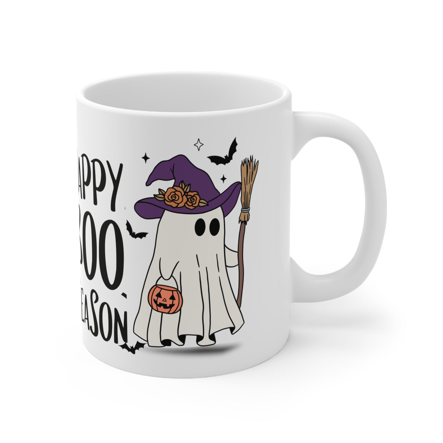Ceramic Mug 11oz - Halloween - Little Ghost - 21