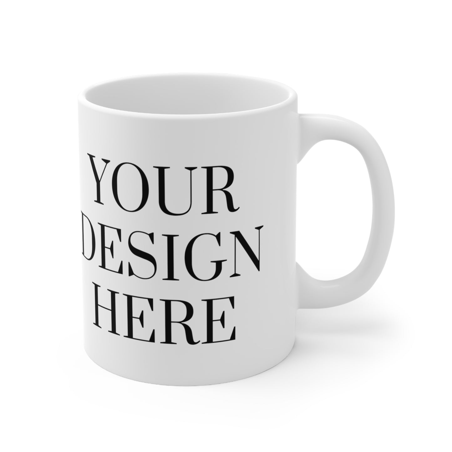 Mug en céramique 11 oz - Personnalisé - Votre design ici - 01