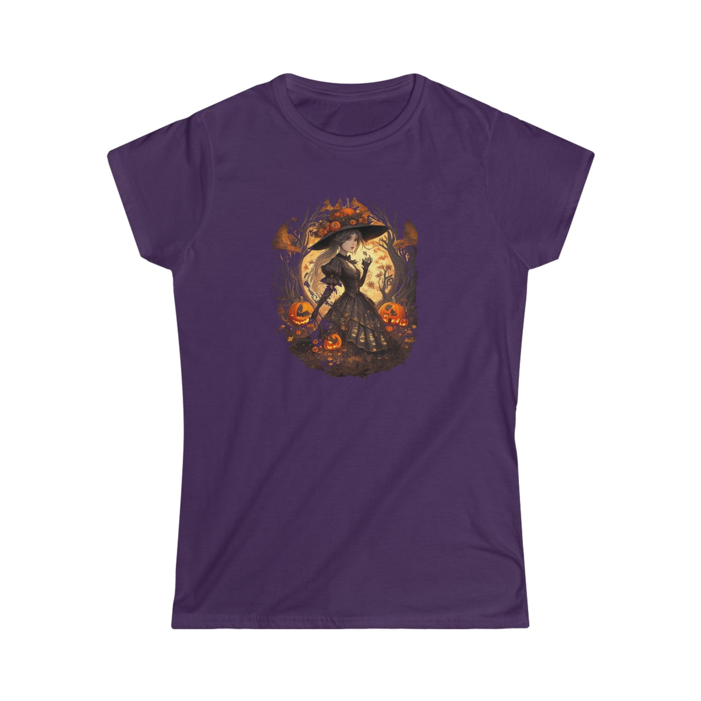 Women's Softstyle Tee - Halloween - Miss witch - 02