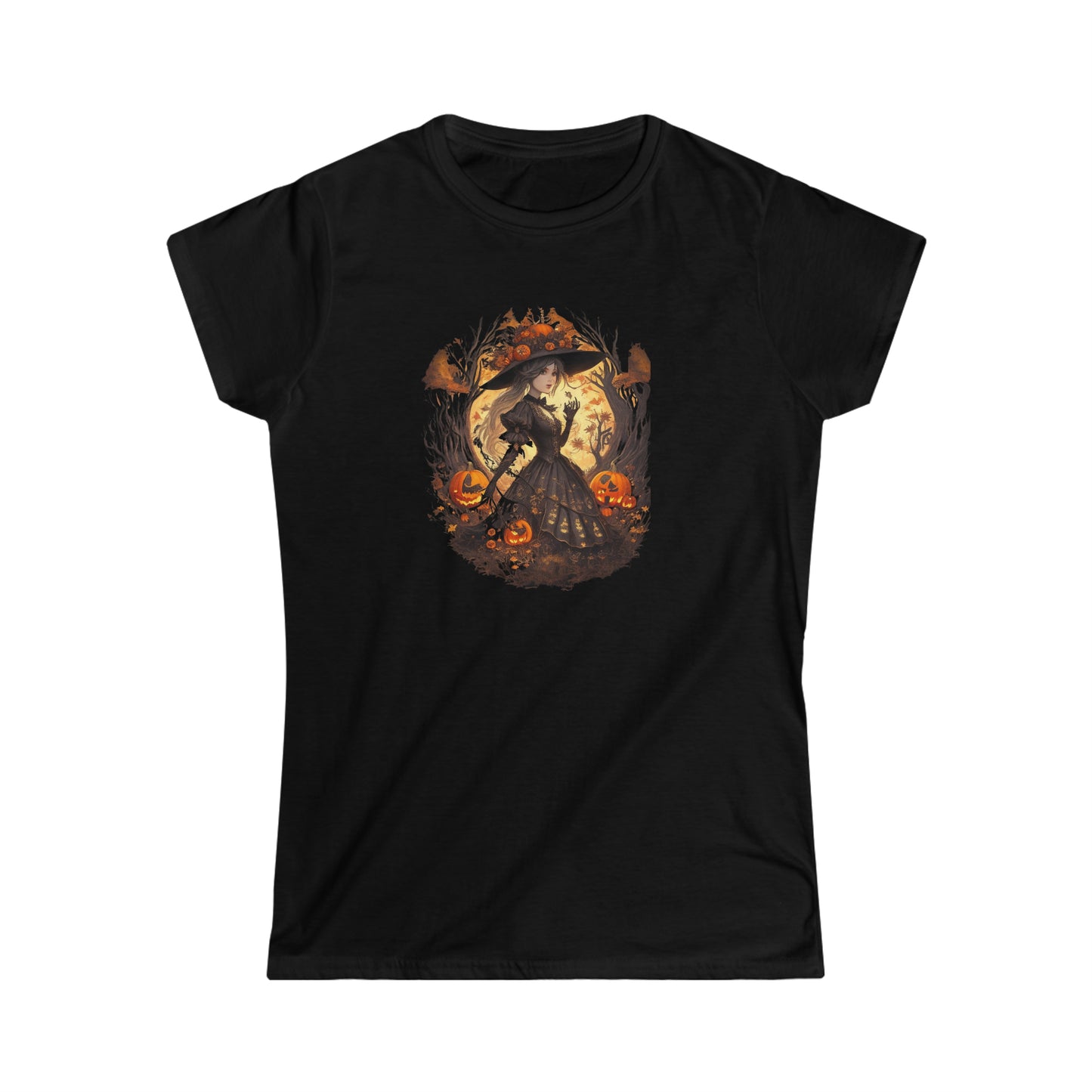 Women's Softstyle Tee - Halloween - Miss witch - 02