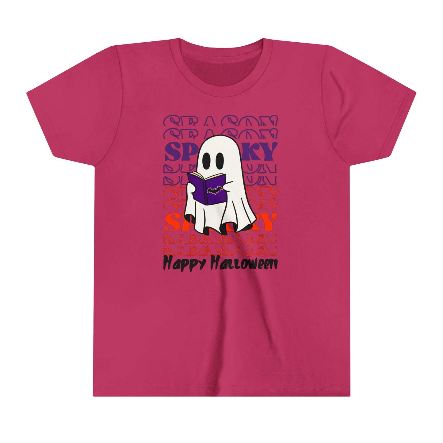 Camiseta de manga corta juvenil - Halloween - Little Ghost - 07