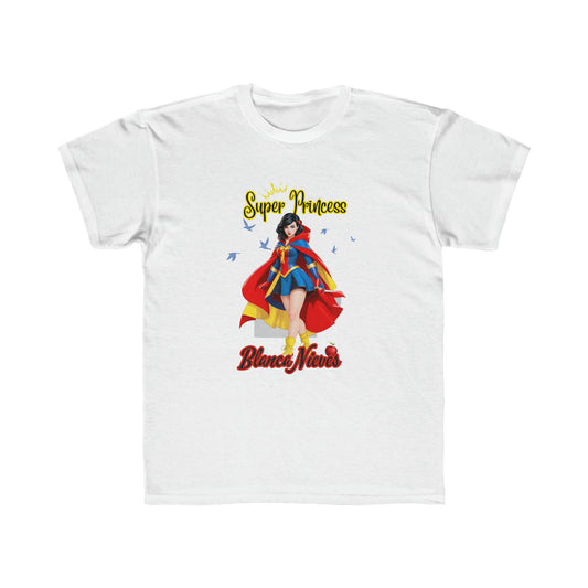 Camiseta de corte regular para niños - Princesas Heroína Blancanieves - 01