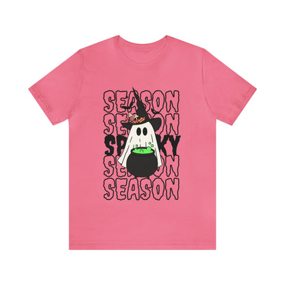 Camiseta de manga corta unisex Jersey - Halloween - Pequeño fantasma - 14