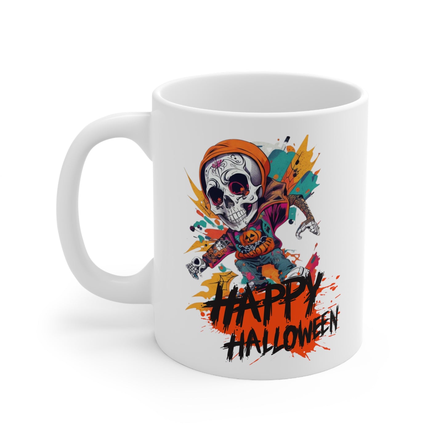 Taza de Cerámica 11oz - Halloween - Calavera joven