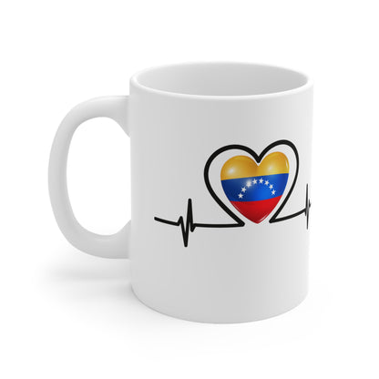 Taza de cerámica 11 oz - Bandera de Venezuela