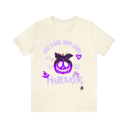 Camiseta de manga corta Unisex Jersey - Halloween - Sólo una niña - 02