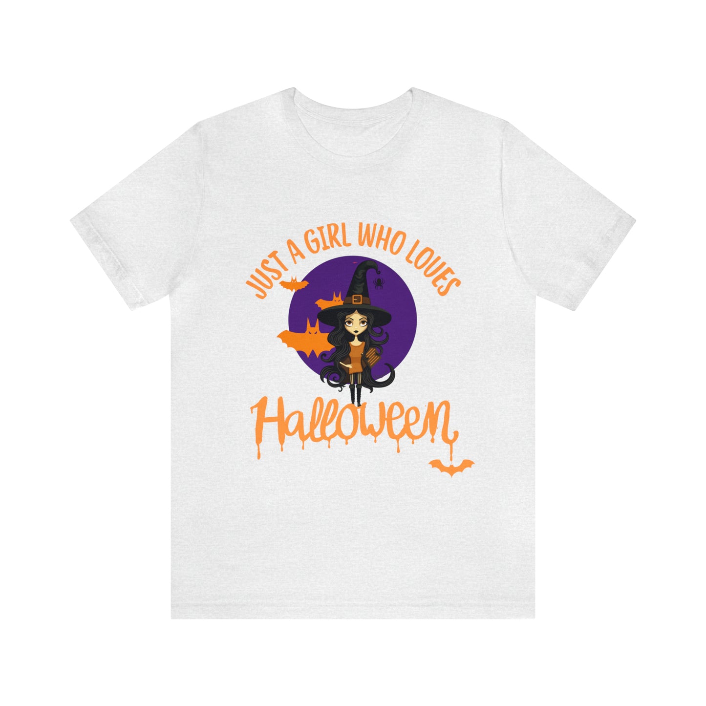 Unisex Jersey Short Sleeve Tee - Halloween - Just a Girl - 01