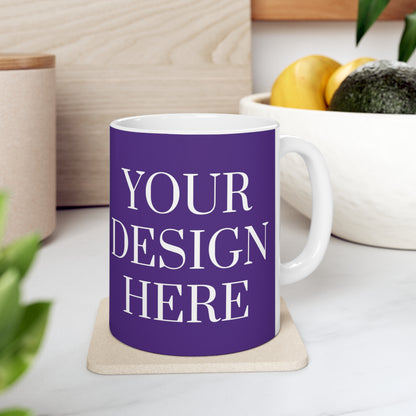 Mug en céramique 11 oz - Personnalisé - Votre design ici - 09