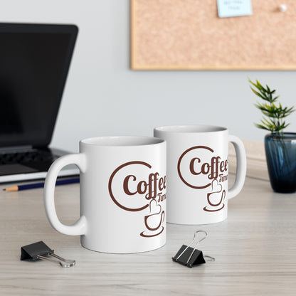 Ceramic Mug 11oz - Coffee time