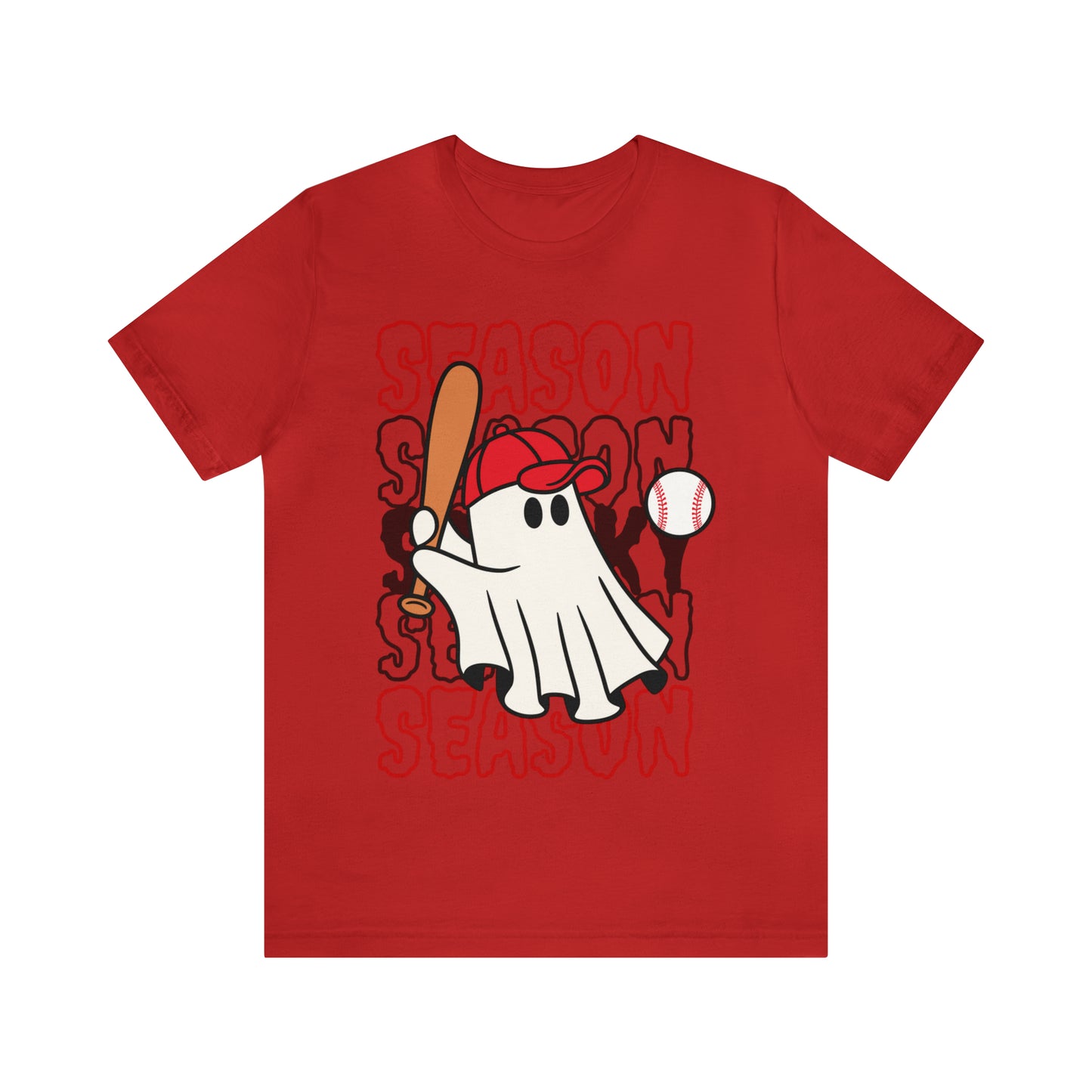 Camiseta de manga corta de jersey unisex - Halloween - Pequeño fantasma - 19