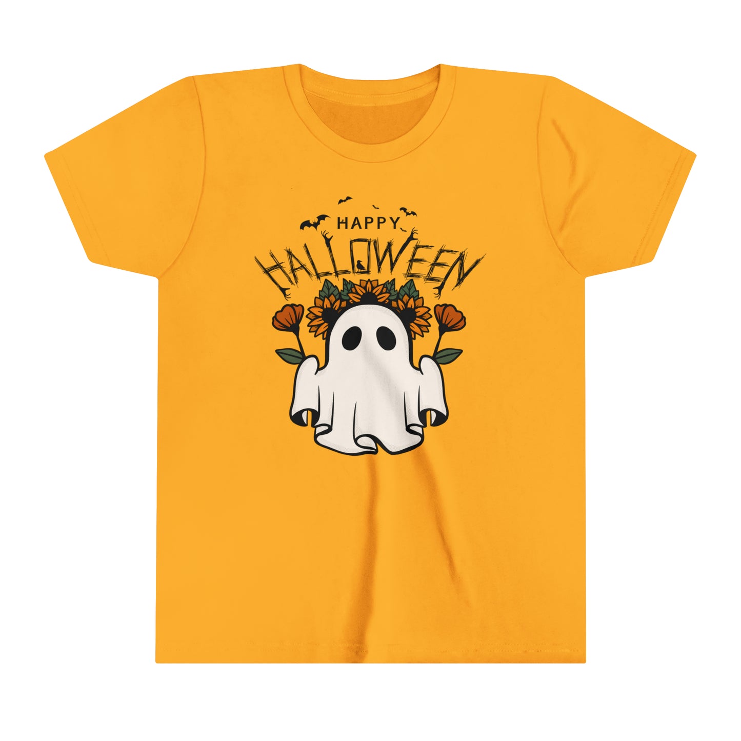 T-shirt à manches courtes pour jeunes - Halloween - Petit Fantôme - 03