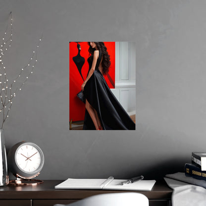 Posters - Elegant woman - Vertical Matte Posters - 02