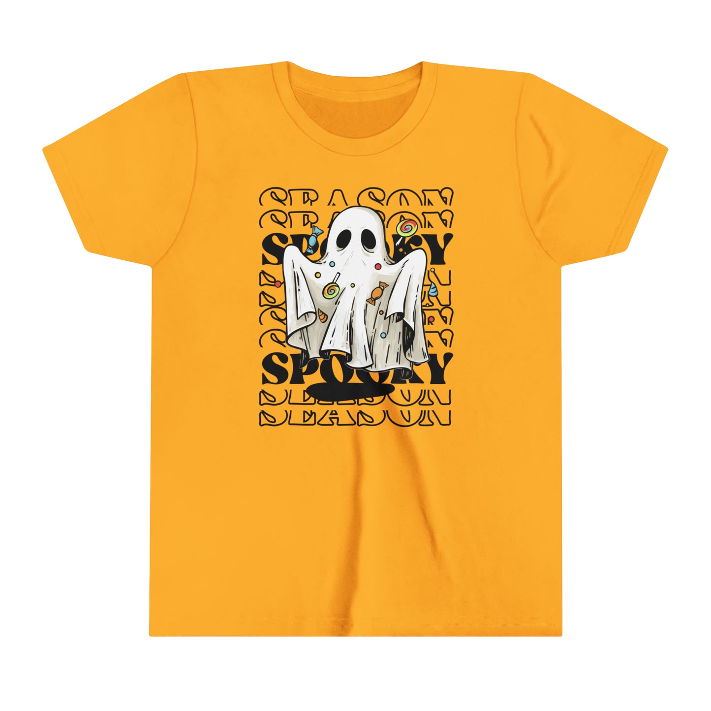 Youth Short Sleeve Tee - Halloween - Little Ghost - 05