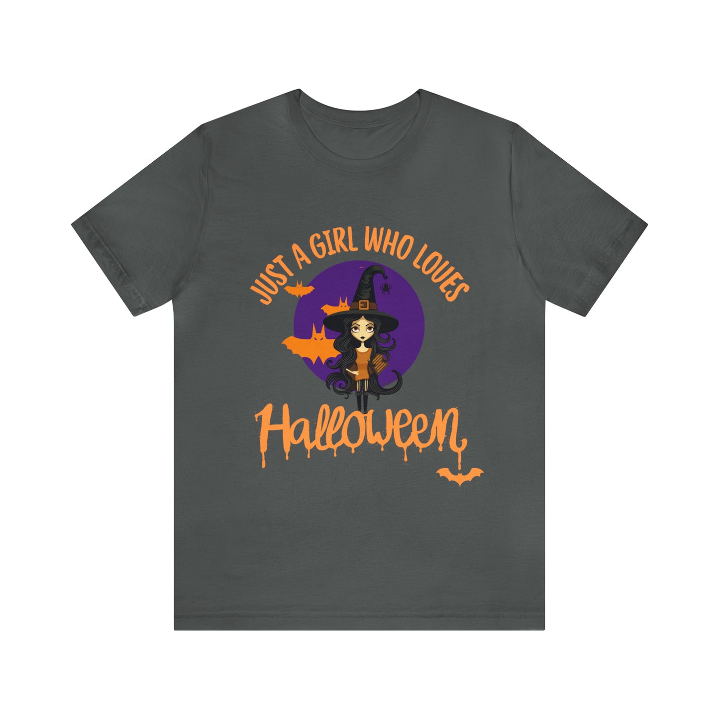 Unisex Jersey Short Sleeve Tee - Halloween - Just a Girl - 01