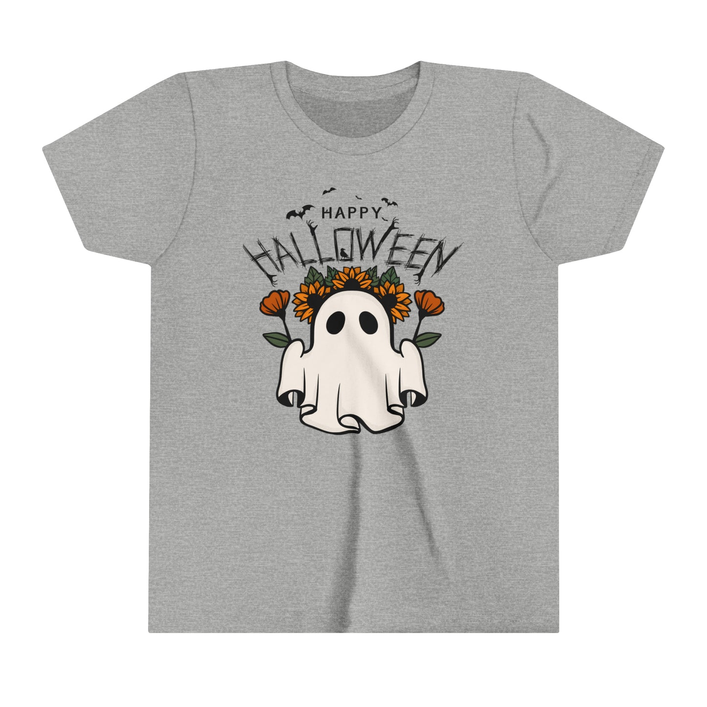 Youth Short Sleeve Tee - Halloween - Little Ghost - 03