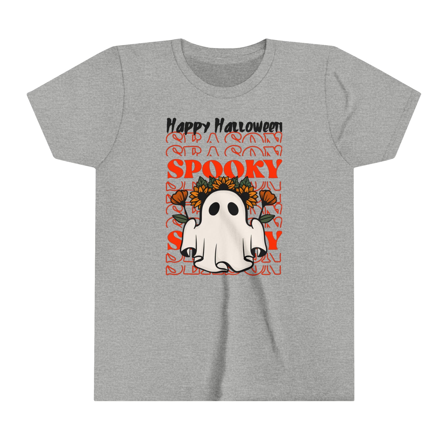 Youth Short Sleeve Tee - Halloween - Little Ghost - 11