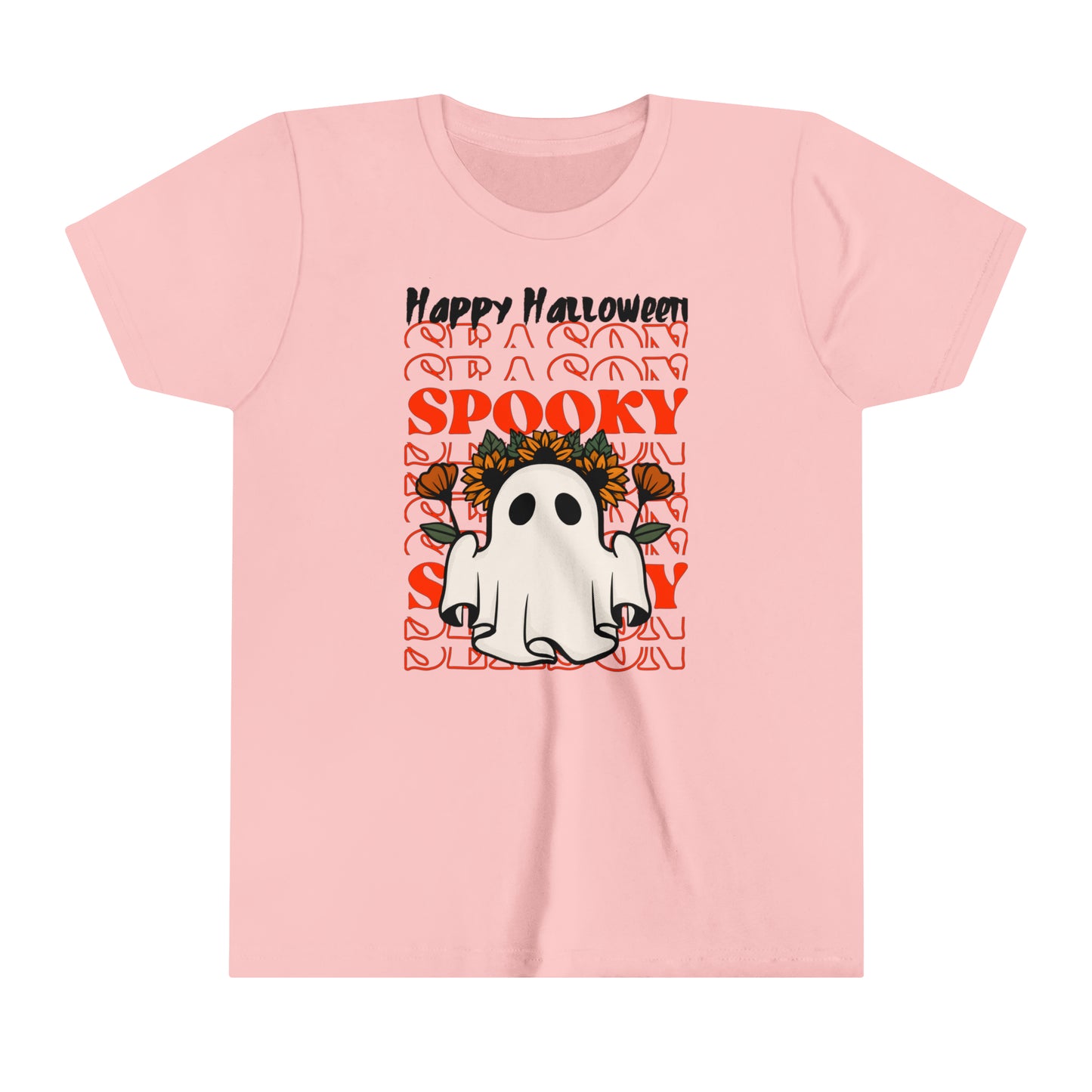 Camiseta de manga corta juvenil - Halloween - Little Ghost - 11