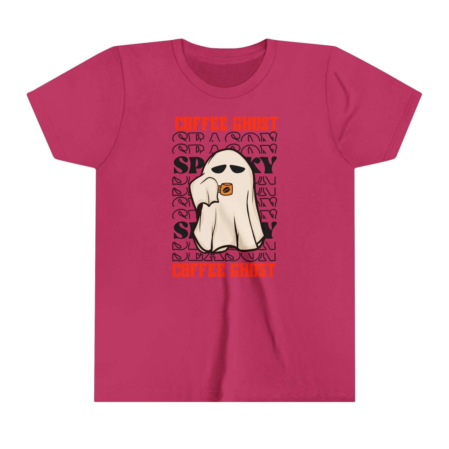 Camiseta de manga corta juvenil - Halloween - Pequeño fantasma - 12