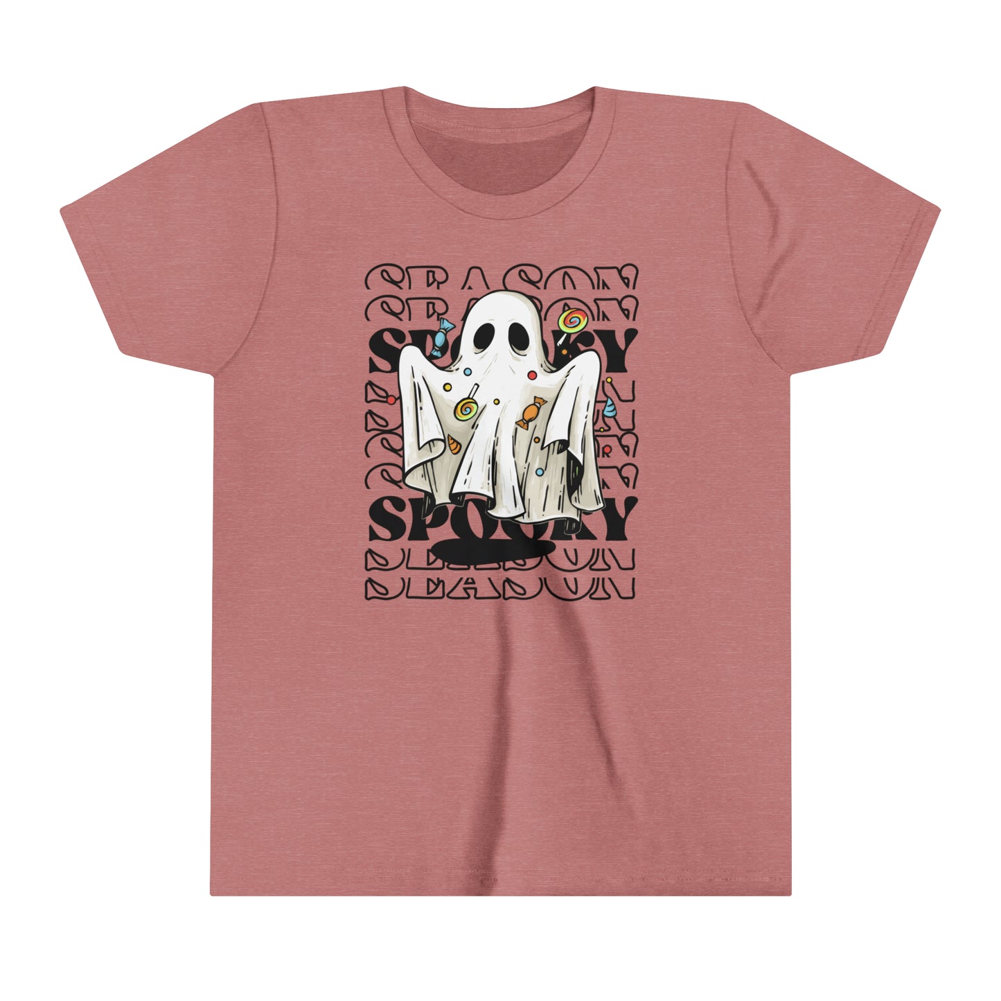 Camiseta de manga corta juvenil - Halloween - Little Ghost - 05