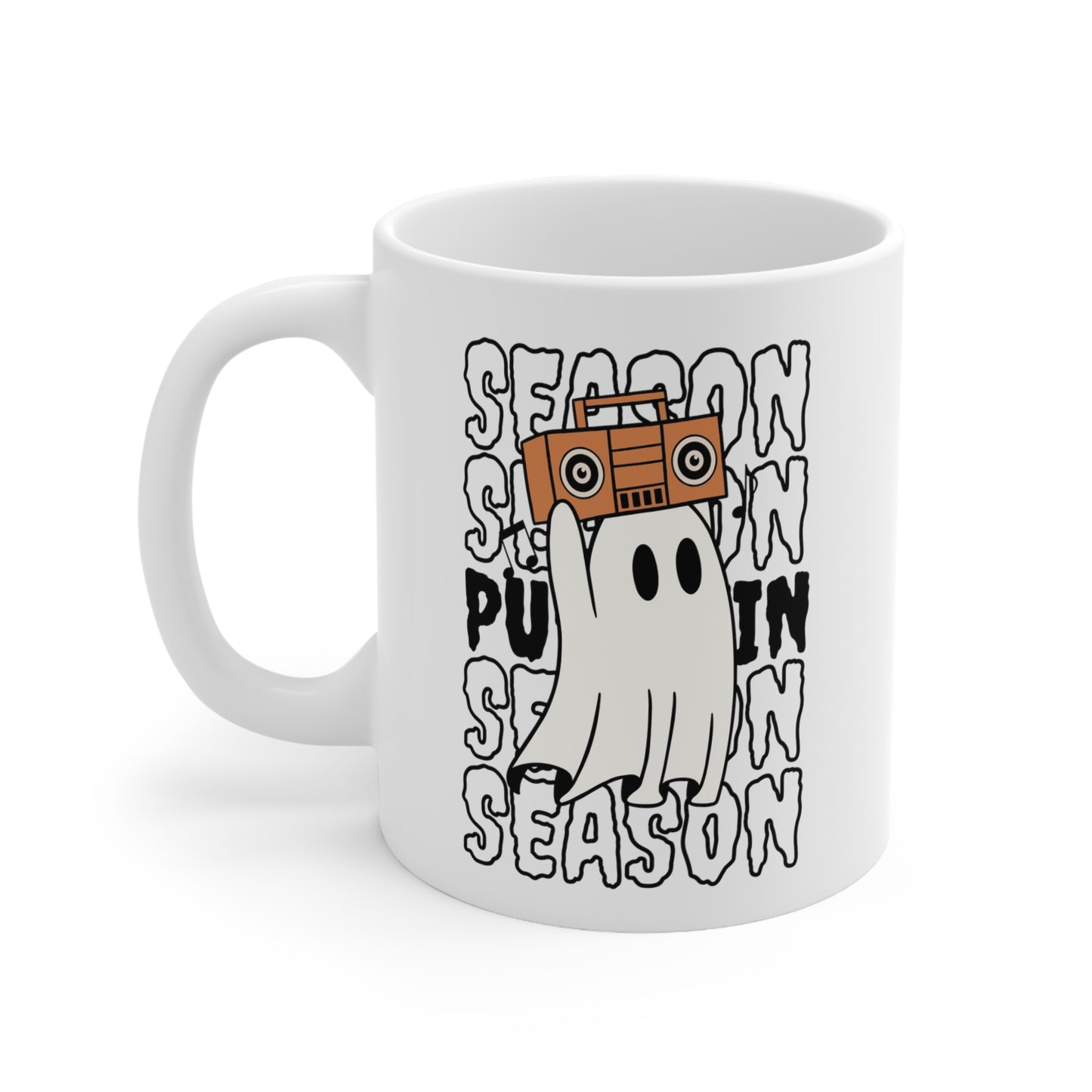 Ceramic Mug 11oz - Halloween - Little Ghost - 15