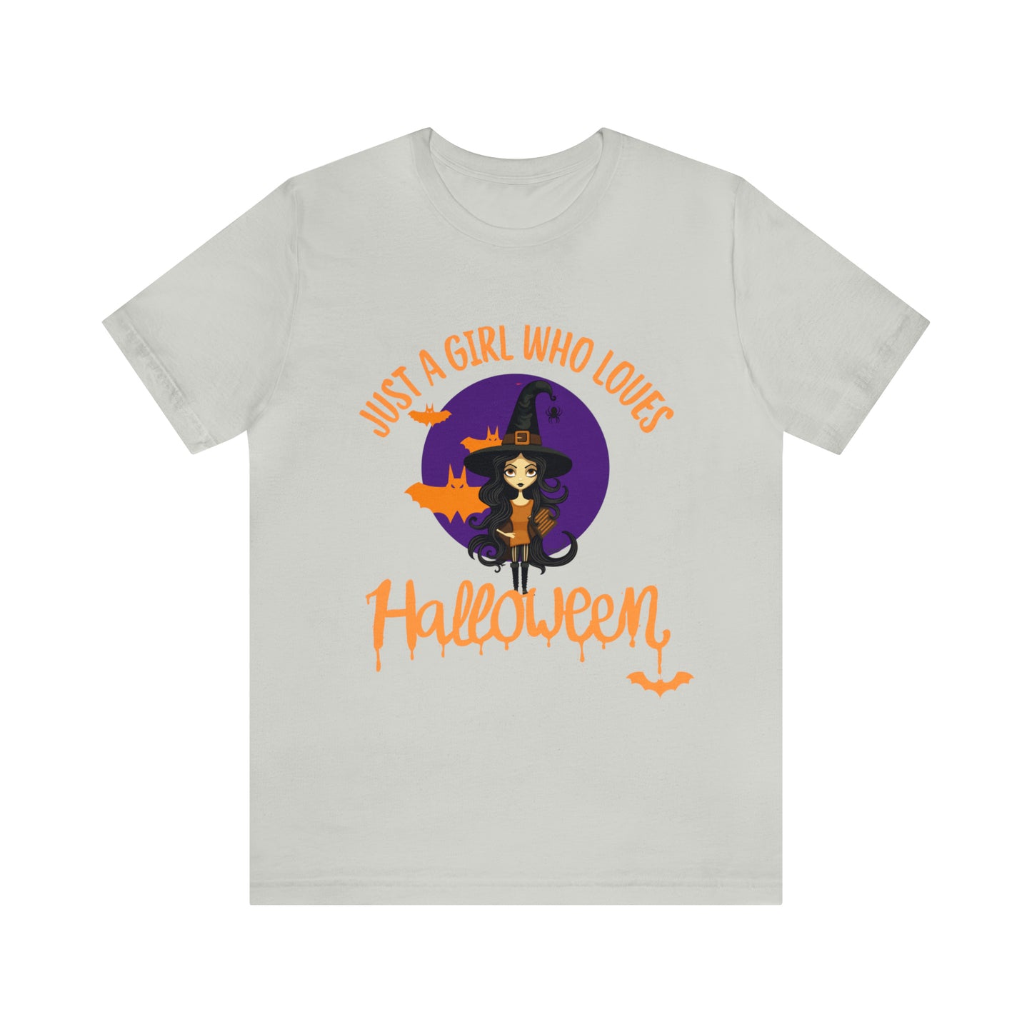 Unisex Jersey Short Sleeve Tee - Halloween - Just a Girl - 01