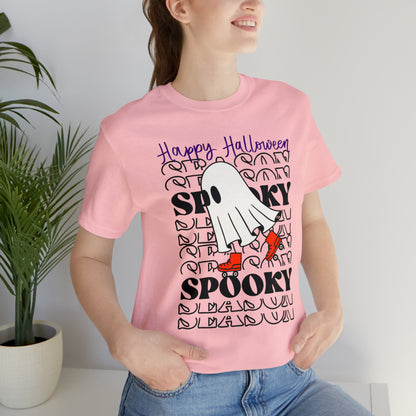 Camiseta de manga corta unisex Jersey - Halloween - Pequeño fantasma - 10