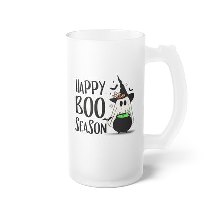 Frosted Glass Beer Mug - Halloween - Little Ghost - 20