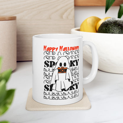 Ceramic Mug 11oz - Halloween - Little Ghost - 08