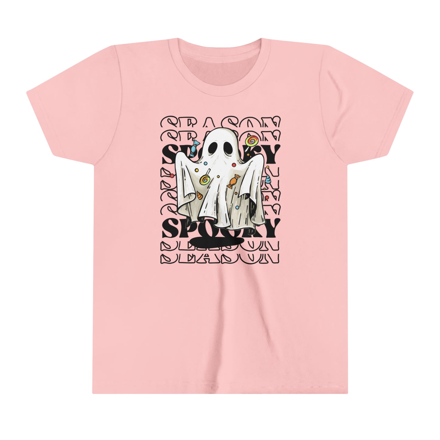 Youth Short Sleeve Tee - Halloween - Little Ghost - 05