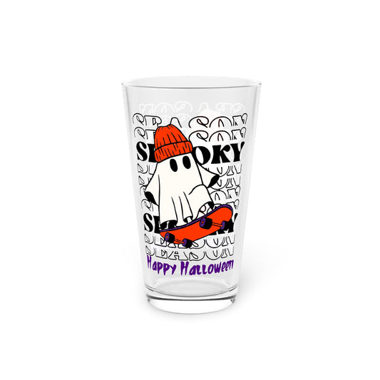 Pint Glass, 16oz - Halloween - Little Ghost - 02