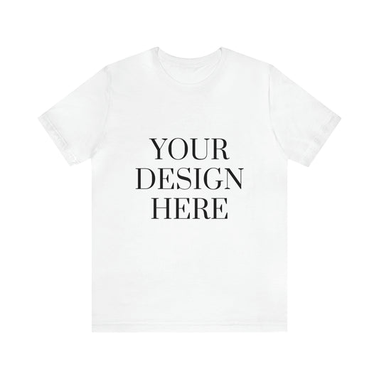 Camiseta de manga corta unisex Jersey - Personalizada - Tu diseño aquí - 01