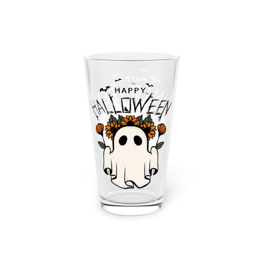 Vaso de pinta, 16 oz - Halloween - Pequeño fantasma - 03