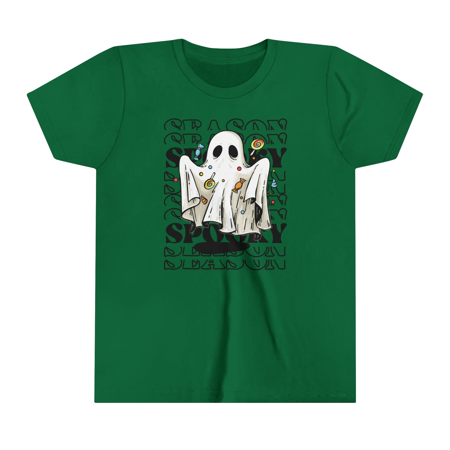 T-shirt à manches courtes pour jeunes - Halloween - Petit Fantôme - 05