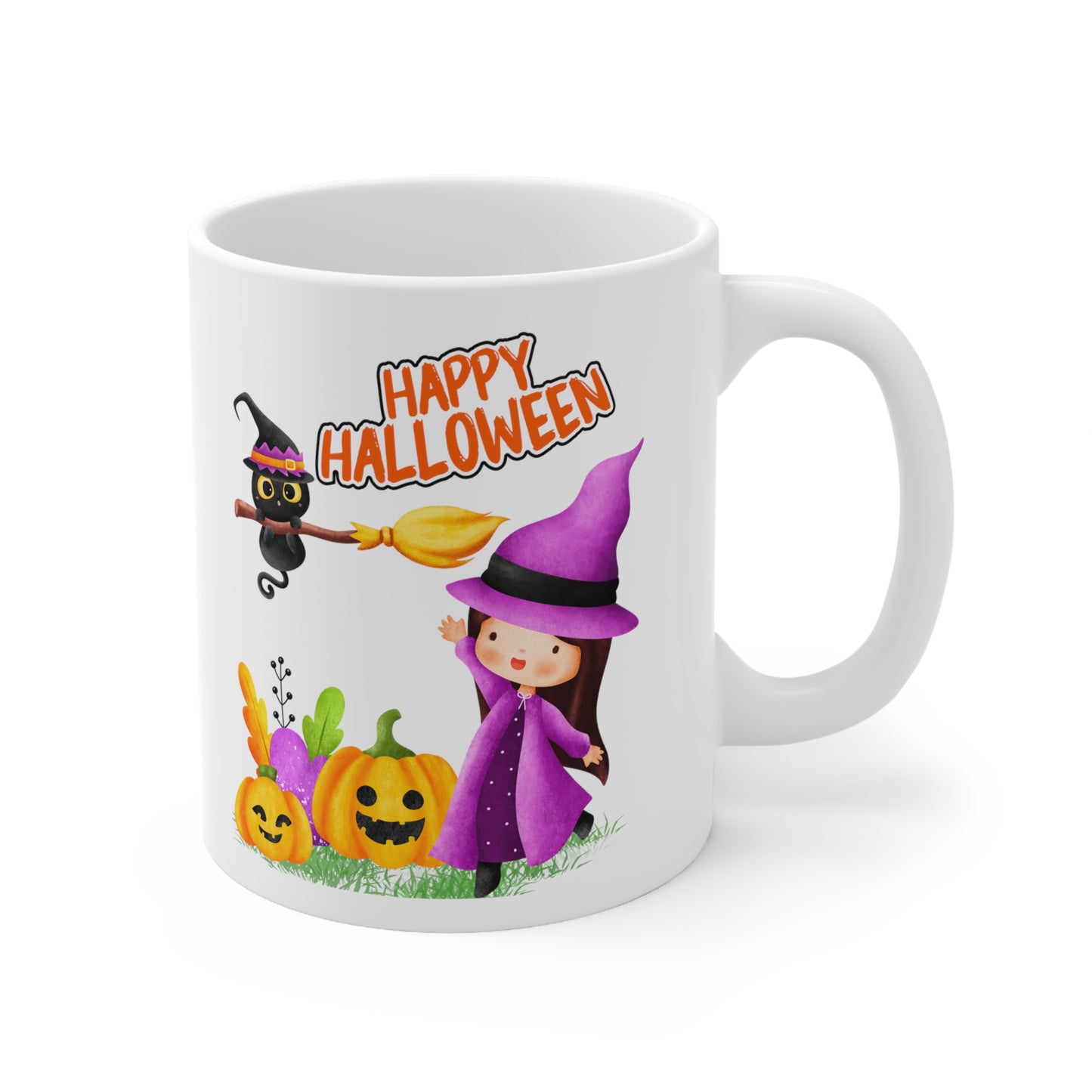 Mug en céramique 11oz - Halloween - Jeune sorcière - 02