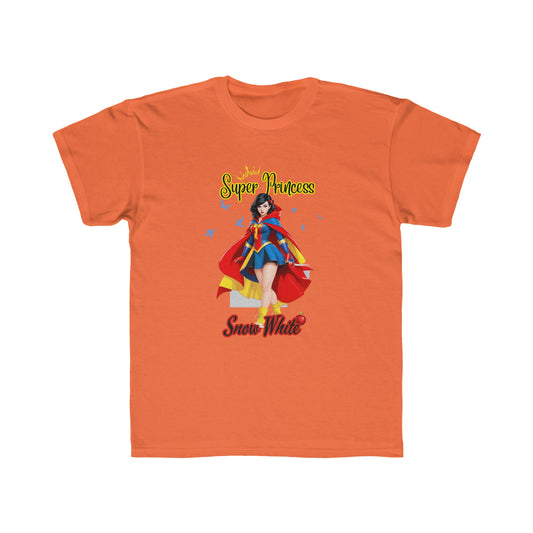 Camiseta de corte regular para niños - Princesas Heroína Blancanieves - 02